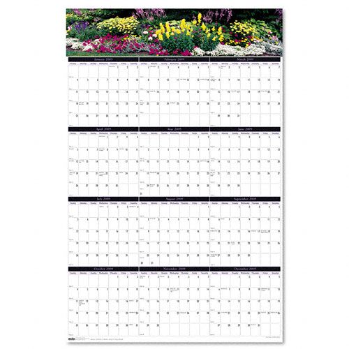 House of Doolittle Reversible/Erasable Yearly Wall Calendar at Sears.com