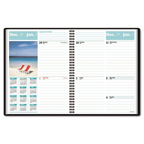 DayMinder Premie&#769;re Fashion Weekly/Monthly Planner