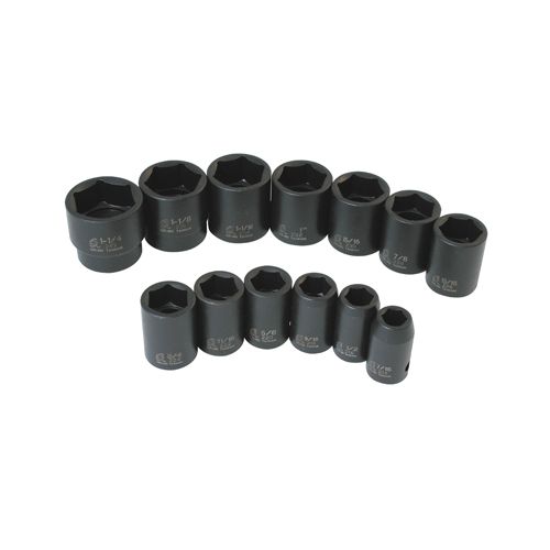 Sunex 13 Piece 1/2" Drive 6 Point Standard SAE Impact Socket Set at Sears.com