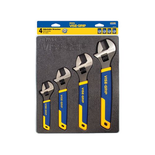 Vise Grip 4 Piece Adjustable Wrench Tray Set at Kmart.com
