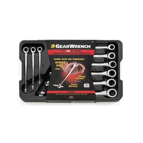 KD Tools 9 Piece SAE X-Beam Ratcheting Combination Wrench Set at Sears.com