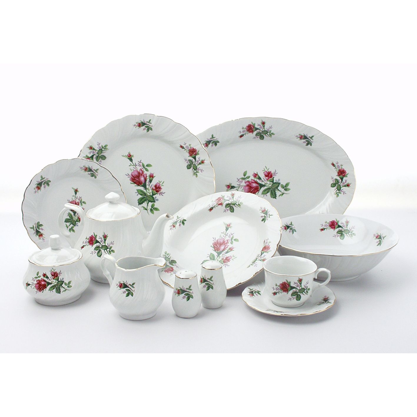 Lynns Victorian Rose 49pc dinner set at Kmart.com