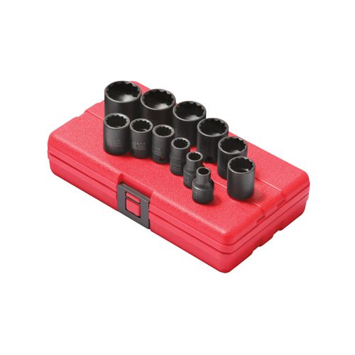 Sunex 12 Piece 3/8" Drive 12 Point Standard SAE Impact Socket Set at Sears.com