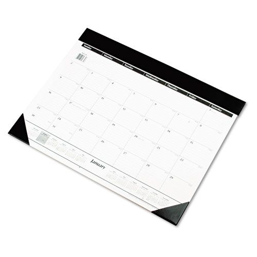 One-Color Monthly Desk Pad Calendar