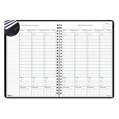 Weekly Planner w/Half-Hour Appts. and Expense Log