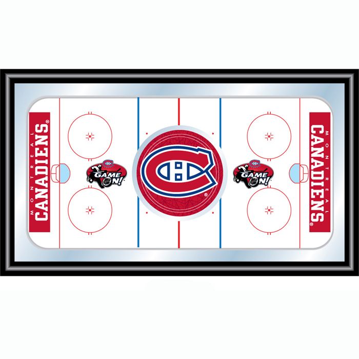 Trademark NHL Montreal Canadiens Framed Hockey Rink Mirror at Kmart.com