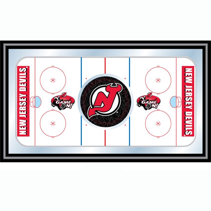 Trademark NHL New Jersey Devils Framed Hockey Rink Mirror at Kmart.com