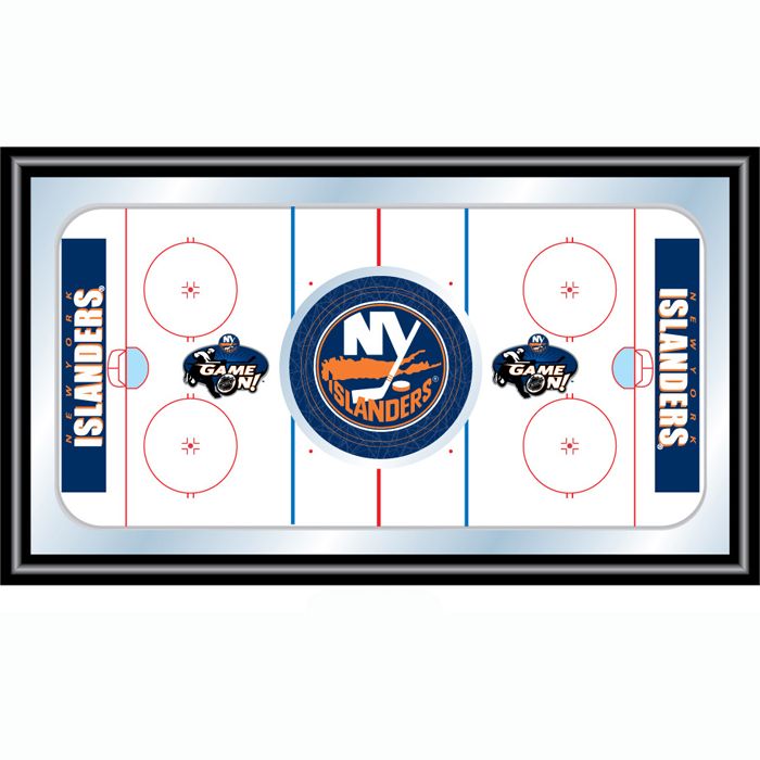NHL New York Islanders Framed Hockey Rink Mirror