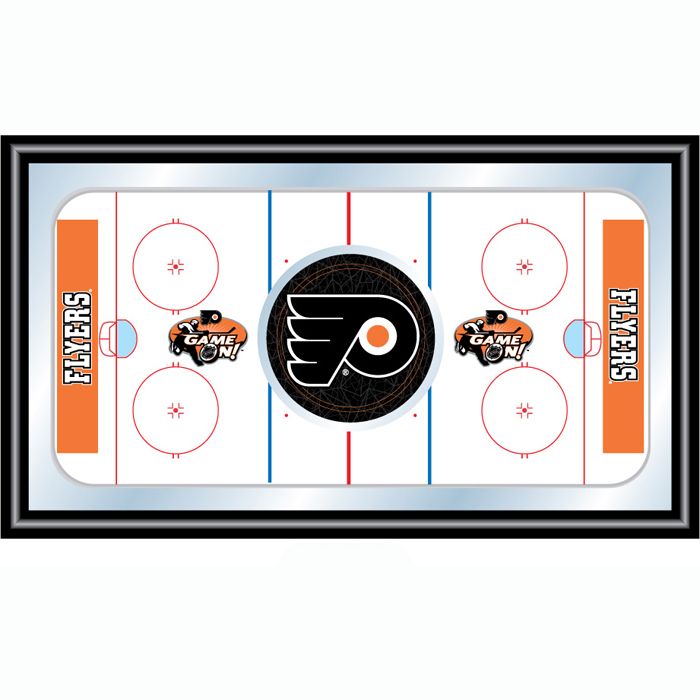 NHL Philadelphia Flyers Framed Hockey Rink Mirror