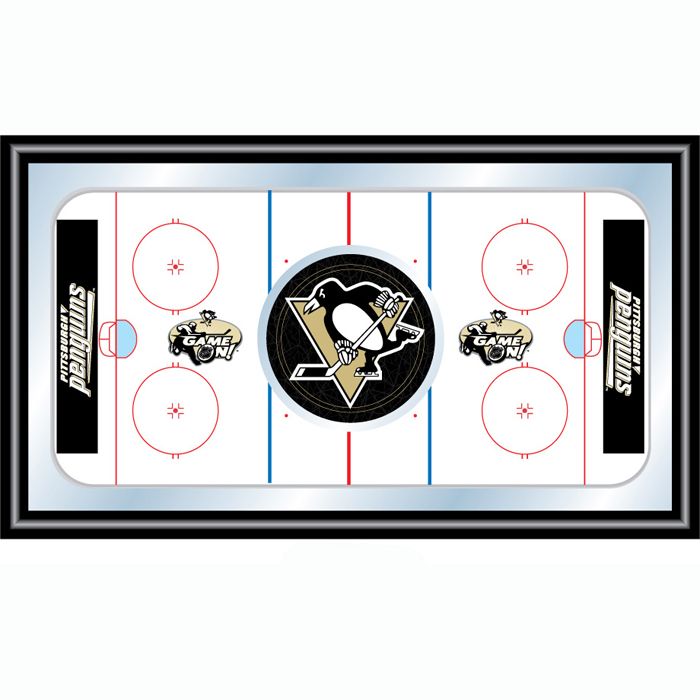 NHL Pittsburgh Penguins Framed Hockey Rink Mirror