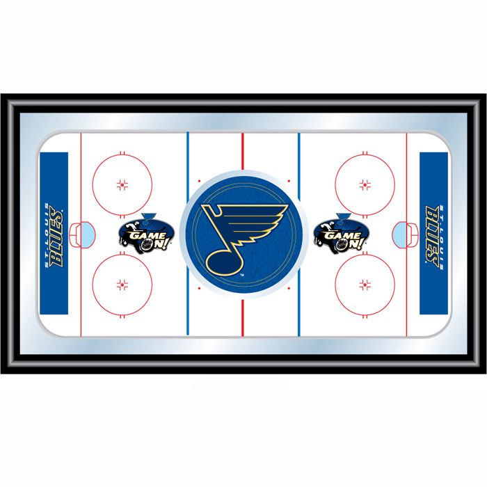 NHL St. Louis Blues Framed Hockey Rink Mirror