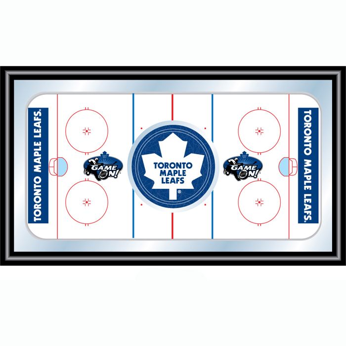 NHL Toronto Maple Leafs Framed Hockey Rink Mirror