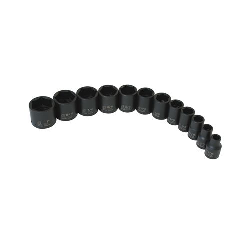 Sunex 12 Piece 3/8" Drive 6 Point Standard SAE Socket Impact Set at Sears.com