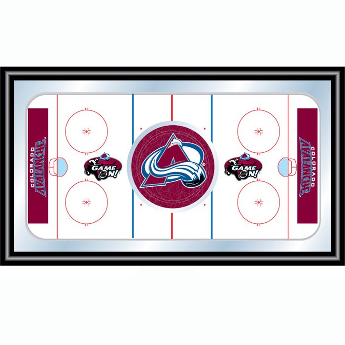 NHL Colorado Avalanche Framed Hockey Rink Mirror