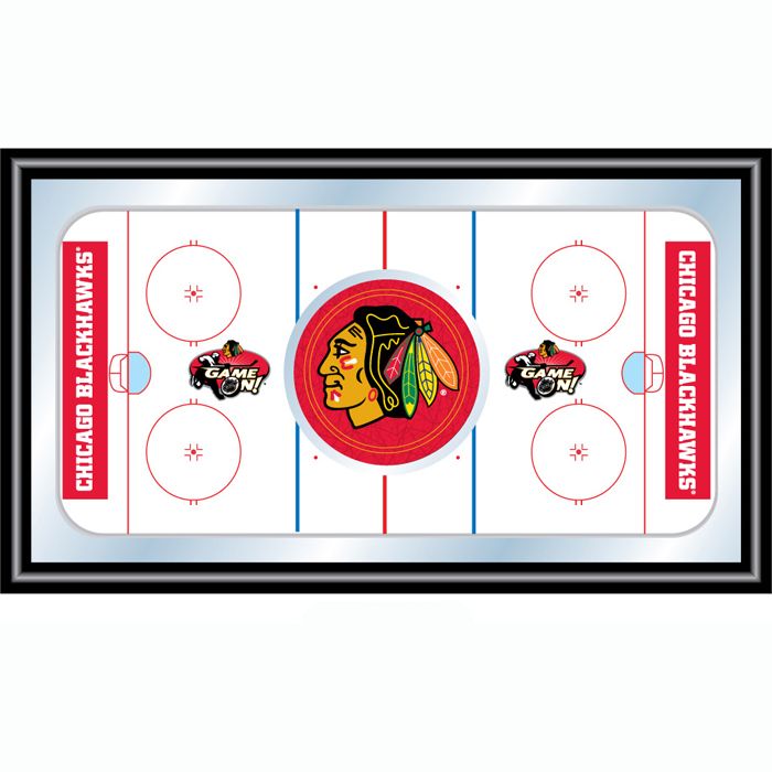 NHL Chicago Blackhawks Framed Hockey Rink Mirror