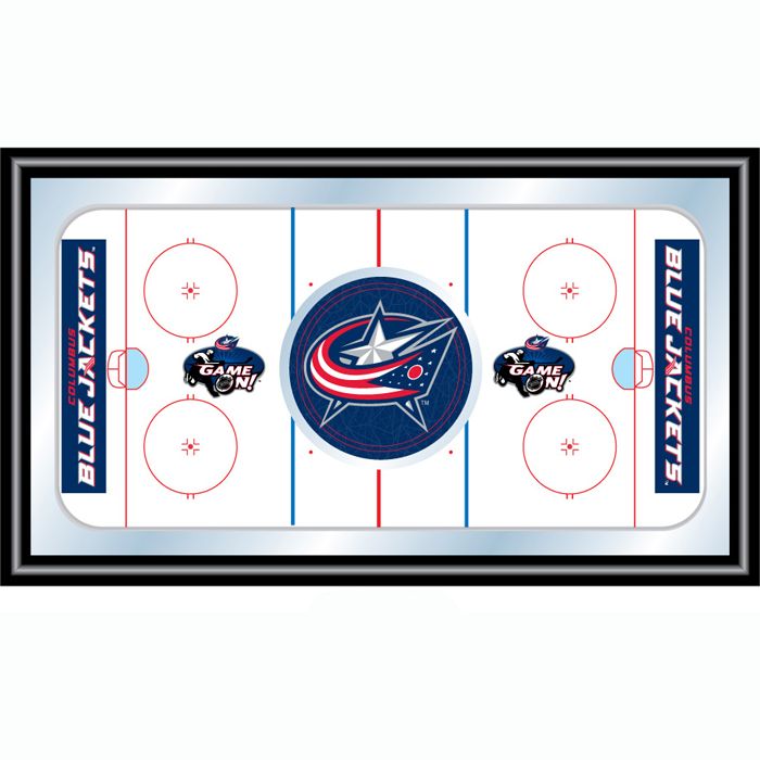 Trademark NHL Columbus Blue Jackets Framed Hockey Rink Mirror at Kmart.com