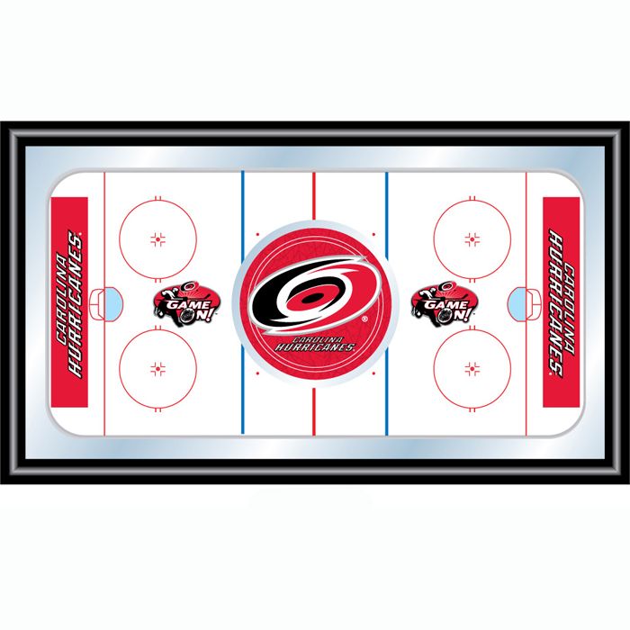 NHL Carolina Hurricanes Framed Hockey Rink Mirror