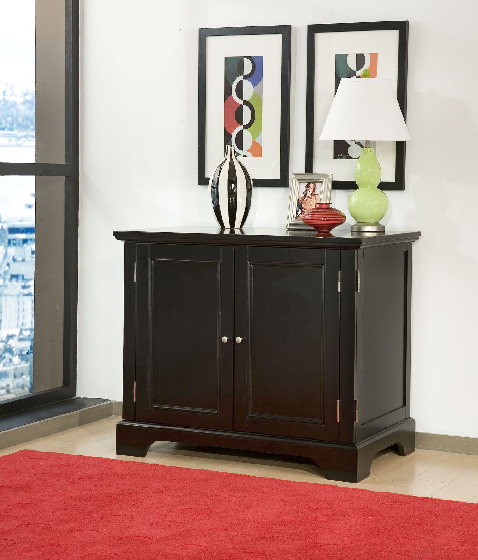 Home Styles Espresso Bermuda Compact Computer Home