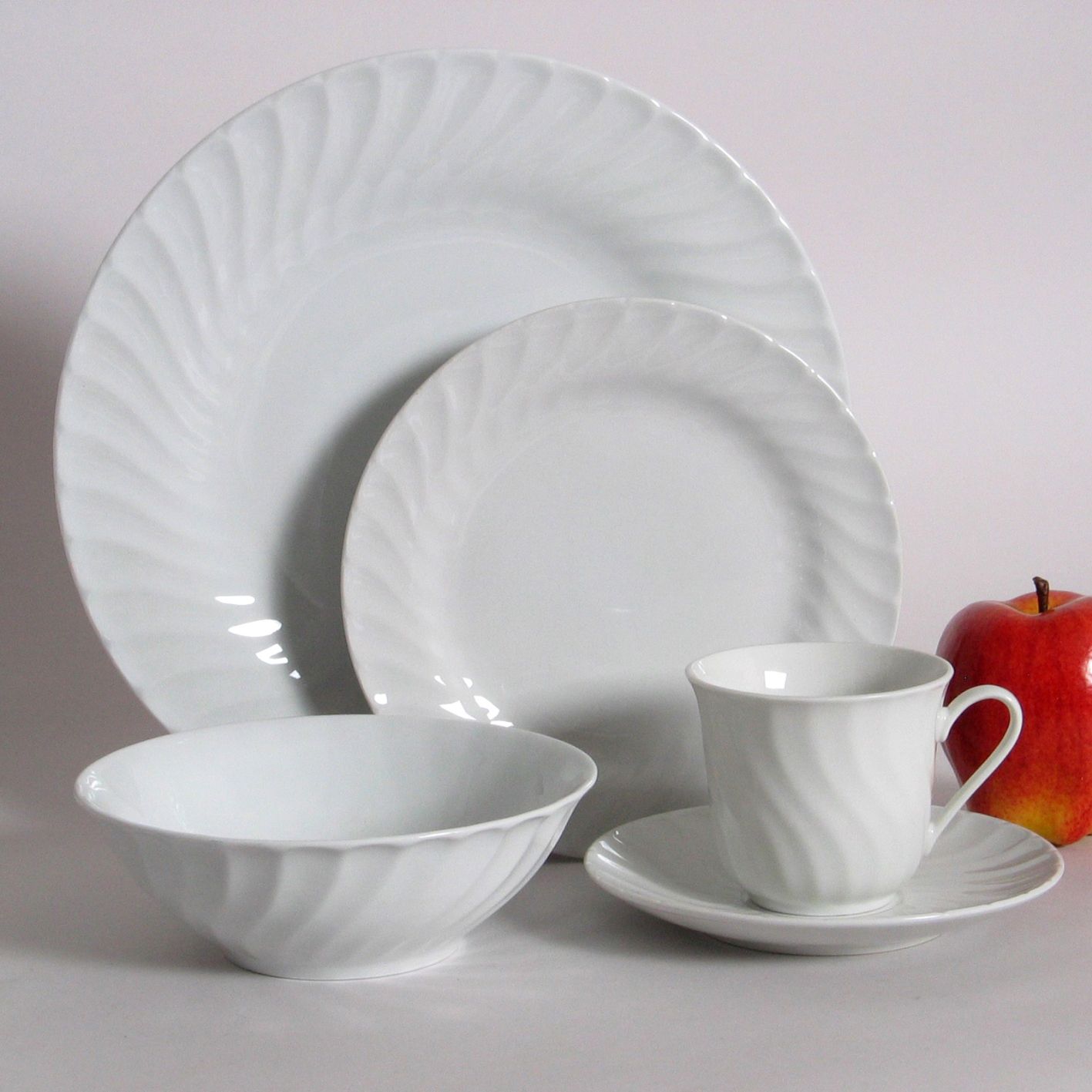 Imperial White 40pc dinner set                                                                                                   at mygofer.com
