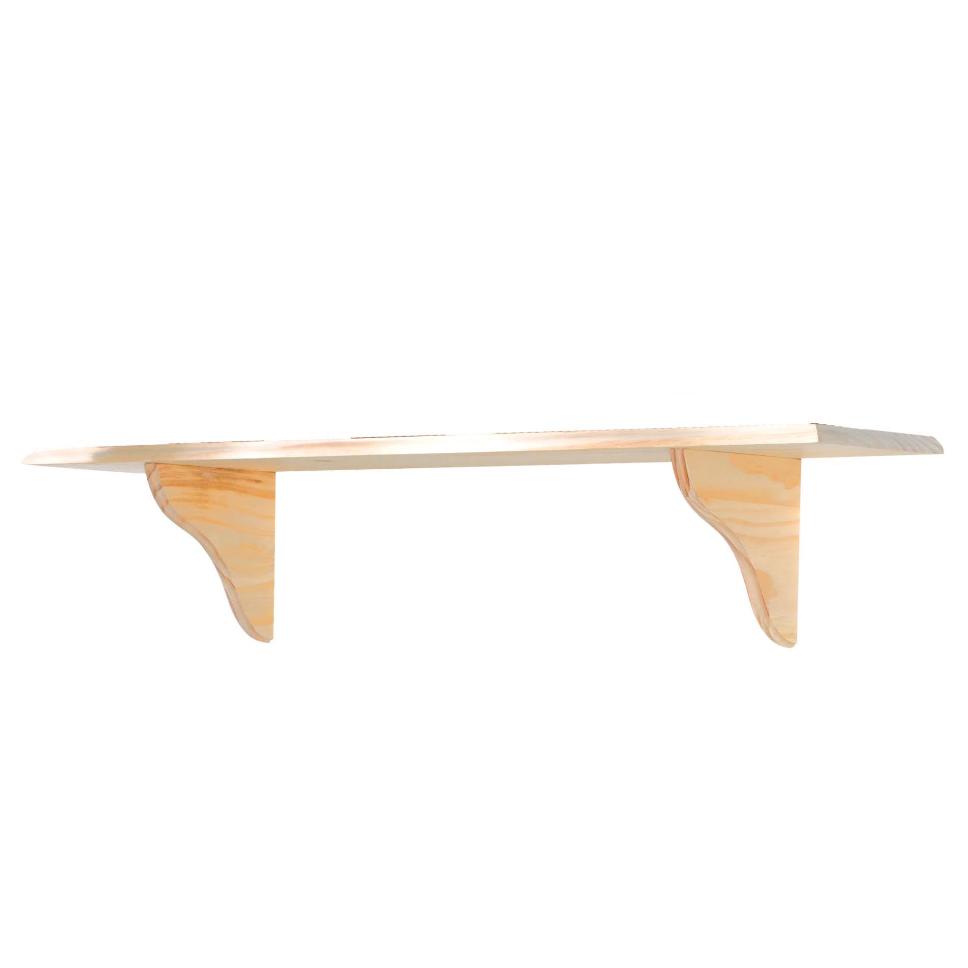 InPlace 7"W X 48"L Mission Shelf Kit - Unfinished at Kmart.com