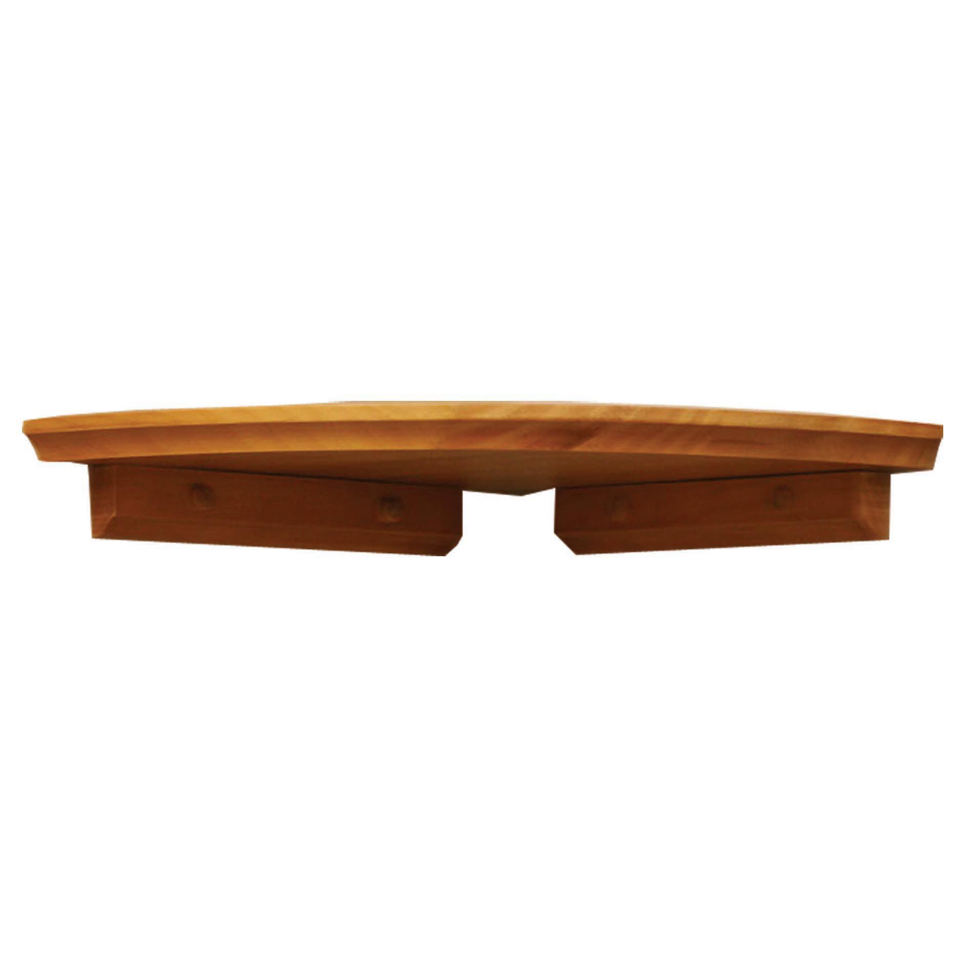 InPlace 12"W x 12"H Corner Shelf Kit - Honey Oak at Kmart.com