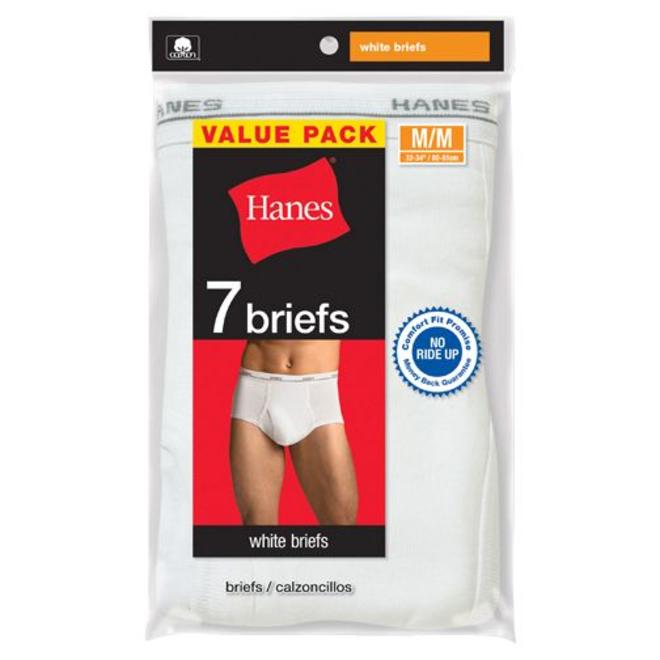 Hanes Men Pack No Ride Up Briefs