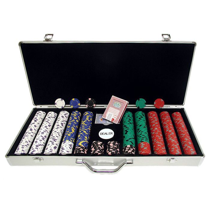 Trademark Poker 650 13 gm Pro Clay Casino Chips w/ Aluminum Case