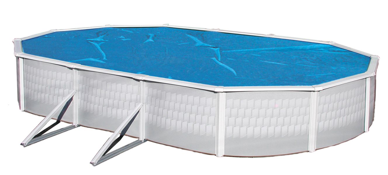 Swim Time 12' x 24' Oval 8 Mil Blue Solar Blanket For Above Ground Swimming Pools at Kmart.com