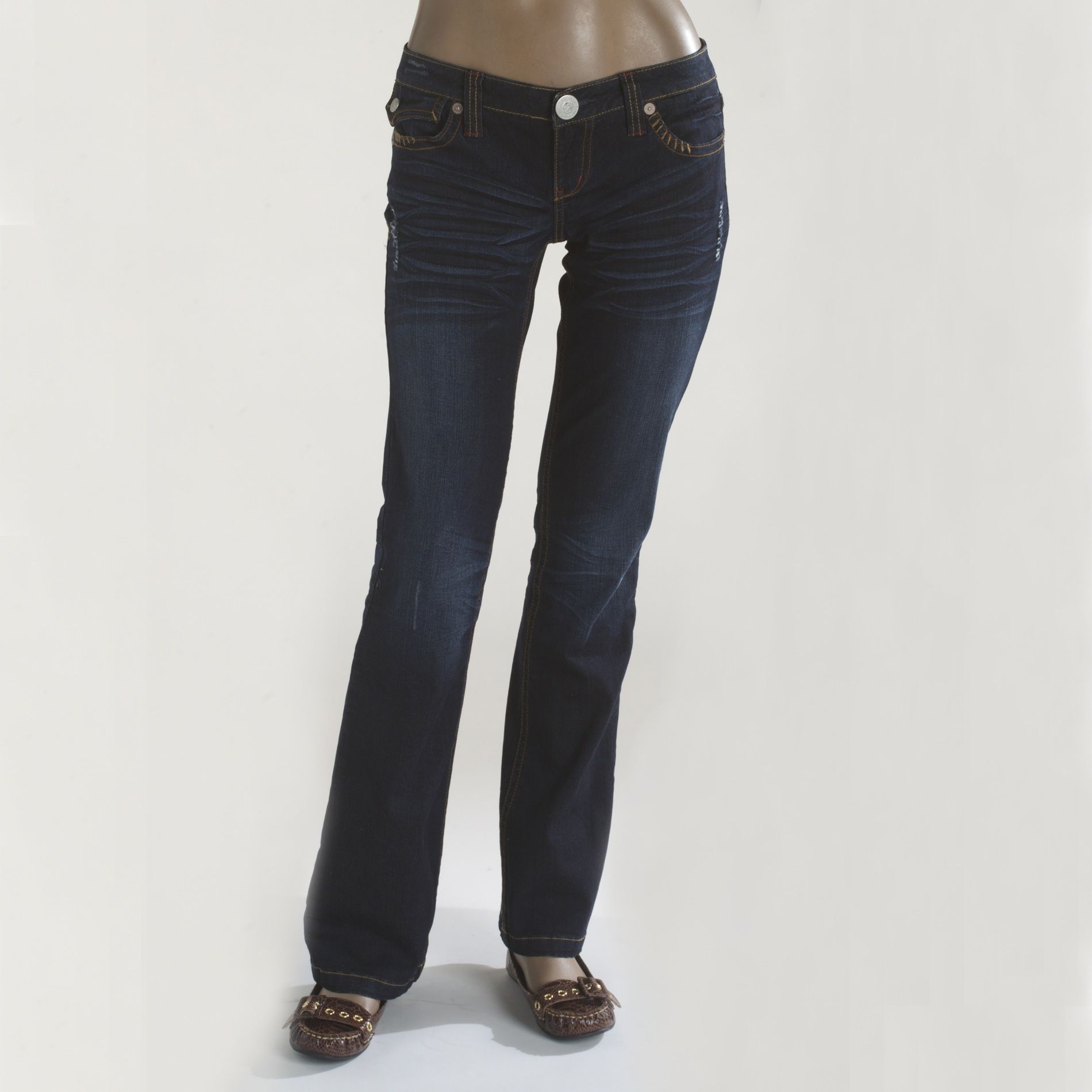 Zana Di Whip Stitch Flap Pocket Boot Cut Jean at Kmart.com