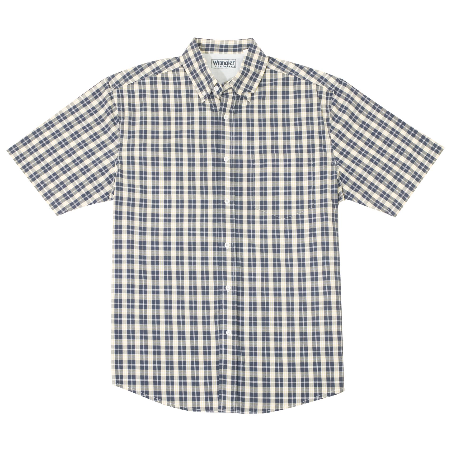 Wrangler Men's Woven Plaid Print Shirt at Kmart.com