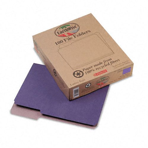 Pendaflex PFX04335 EarthWise Recycled Colored File Folders