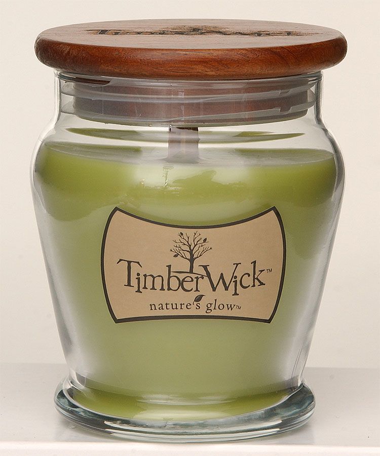 TimberWick Nature&#39;s Glow Scented Soy Candle - Vintage Moss