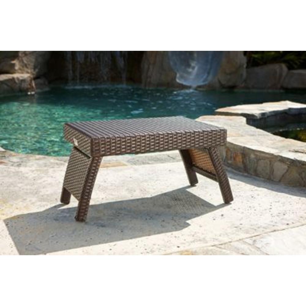 RST Brands Lounger Side Table in Espresso