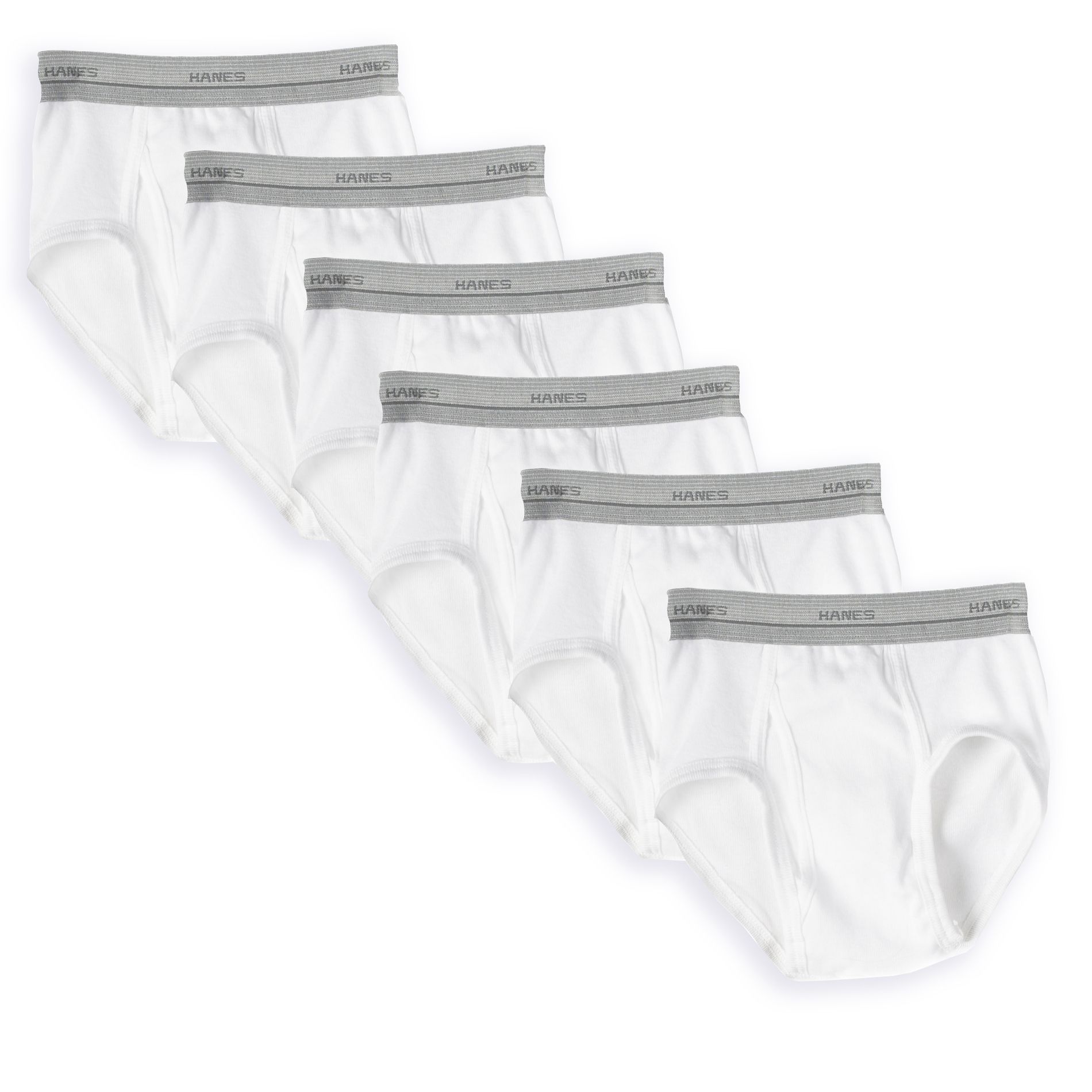 Hanes Boy's 4-20 6-Pack White Brief at Sears.com