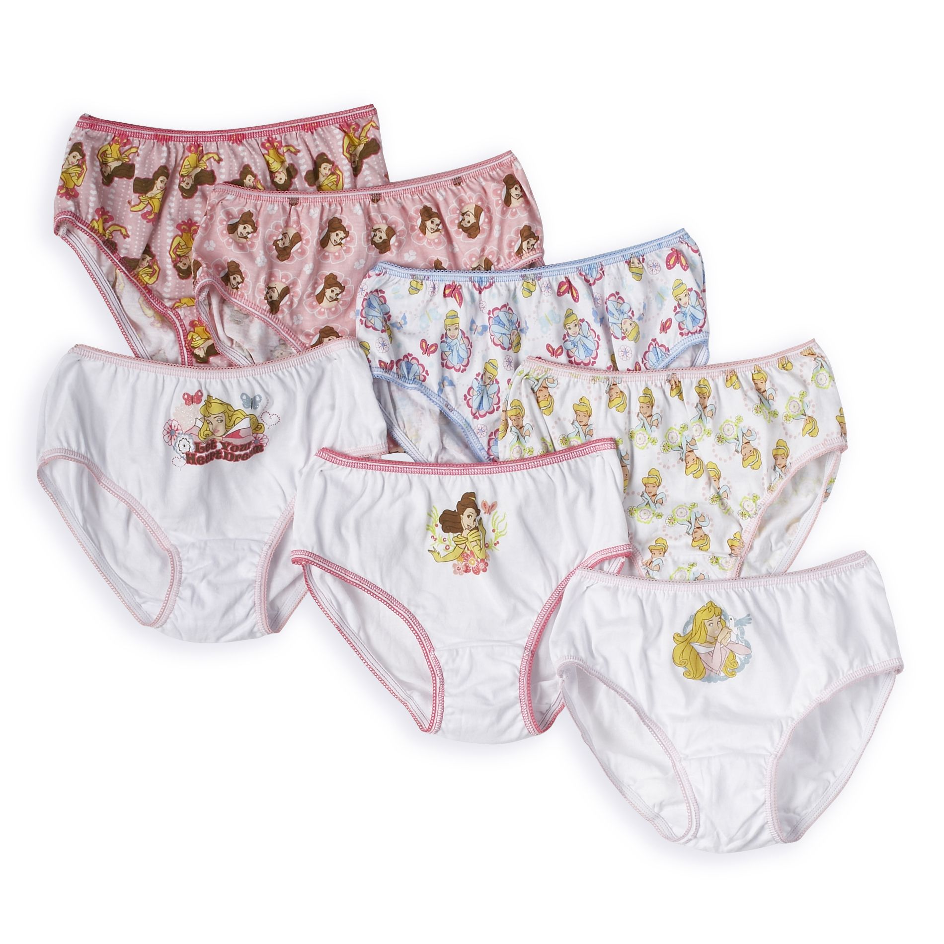 Disney Girl's 4-6x  Princess 7-Pack Brief at Kmart.com