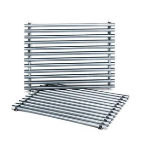 Stainless Steel Grill Grate Replacement - 17.5 Inch, Peaked Center Design For Charcoal Grills