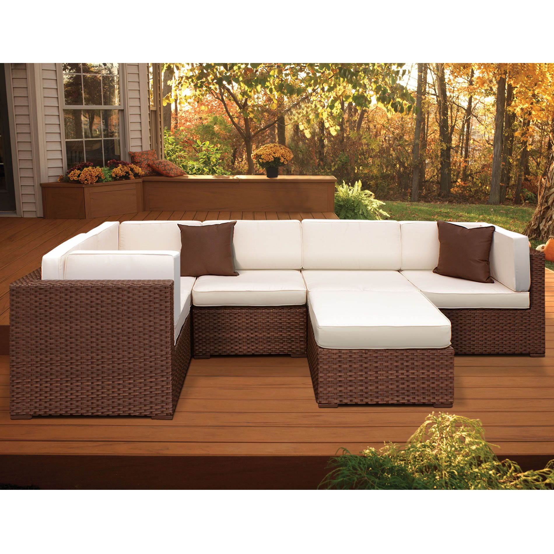Atlantic Hampton sectional set BG at Kmart.com