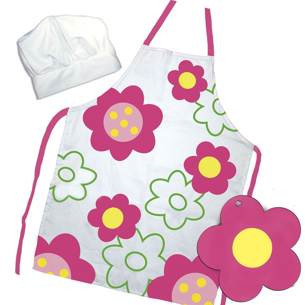 Sassafras Flower Power Apron Set at Kmart.com