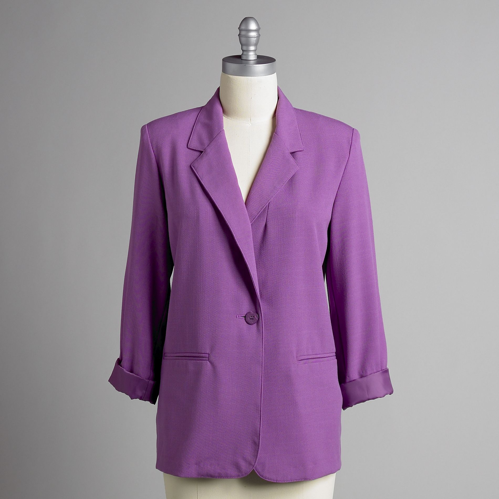 Sag Harbor Long Sleeve Roll Cuff Jacket