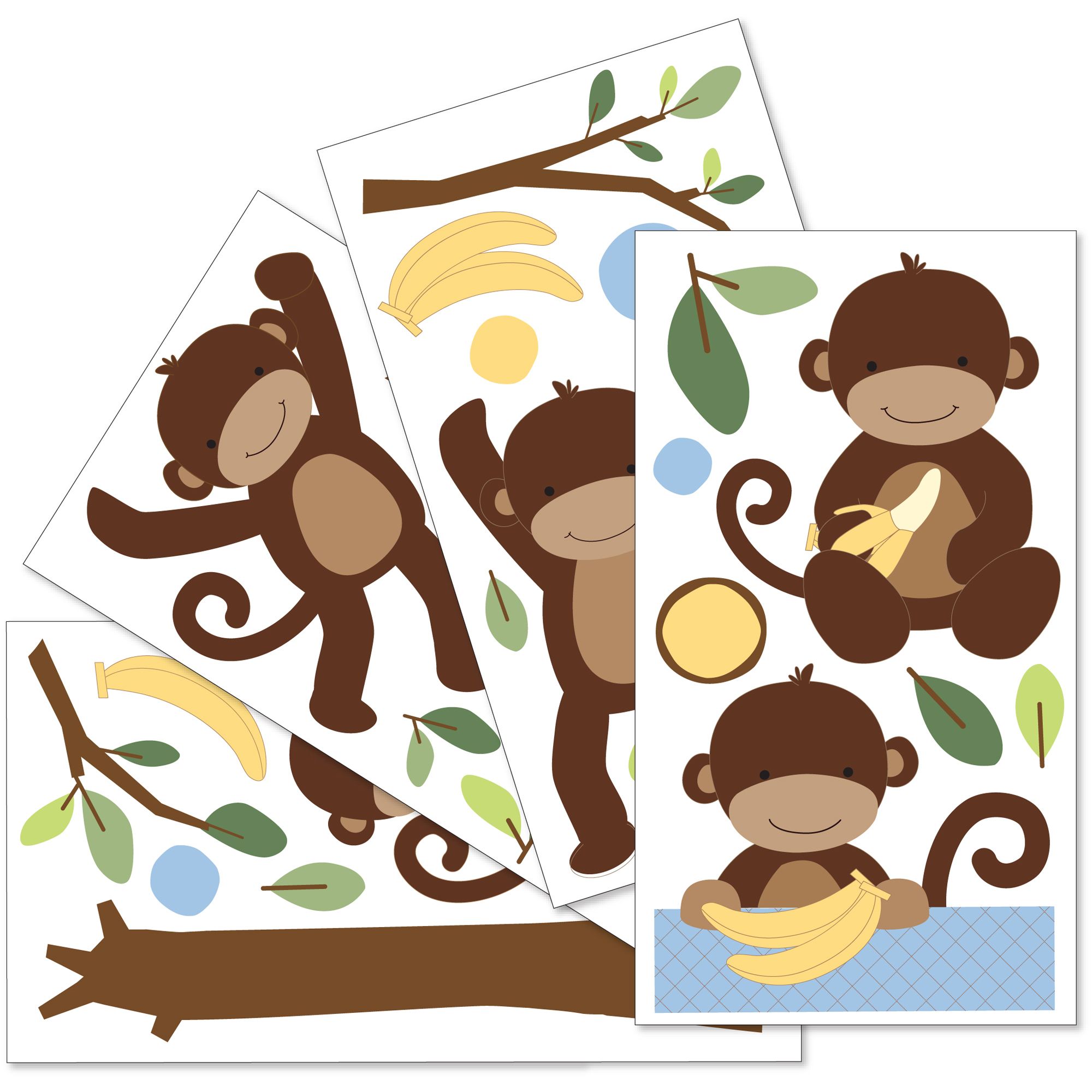 Upc 084122501485 Lambs Ivy M Is For Monkey Wall Decals