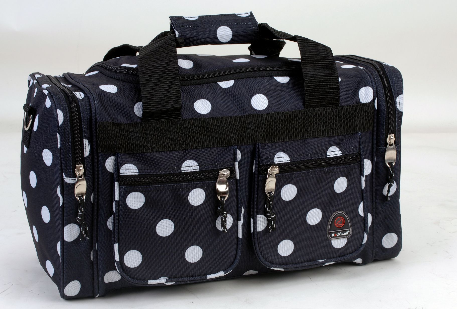 Rockland Fox Luggage 19" Tote Bag, Black Dots at Kmart.com