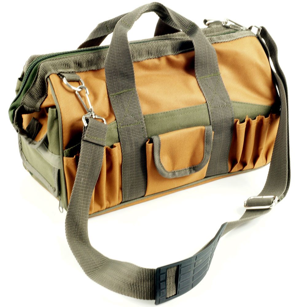 UPC 768537101996 product image for Stalwart Rugged Nylon Multi Pocket Tool Bag w/ Shoulder Strap | upcitemdb.com