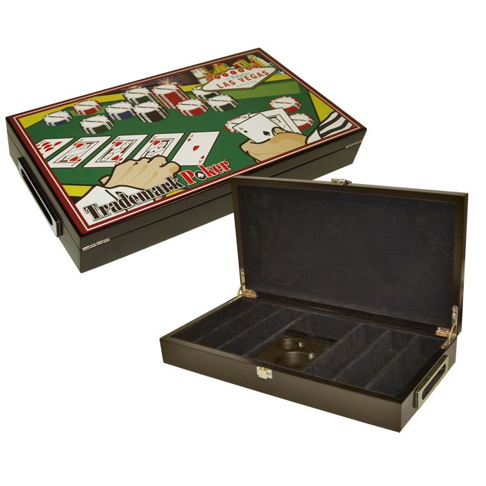 300 Chip Poker Case with Full Color High Quality Graphics