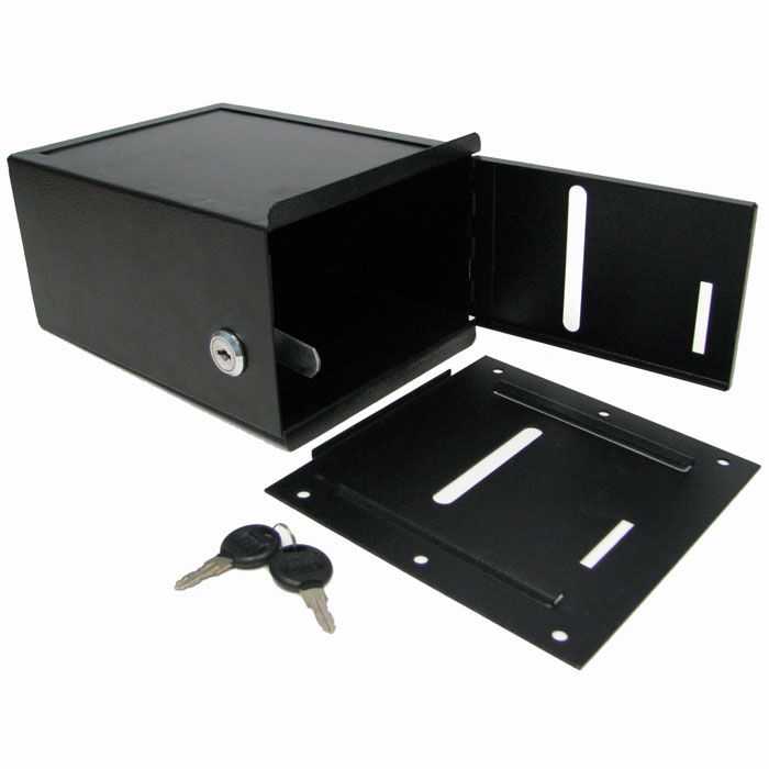 Trademark Poker Black Steel Toke Box with Lock - Under Table mount at Kmart.com