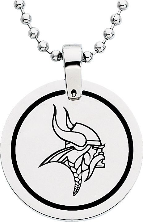 NFL Minnesota Vikings Logo Circle Pendant with Chain at Sears.com