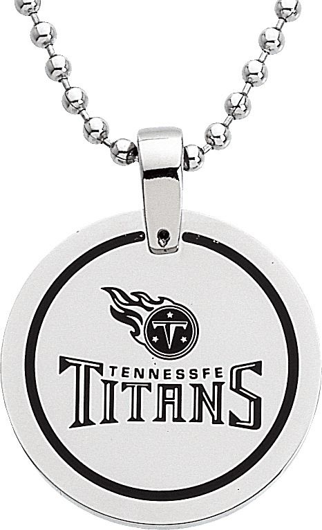 NFL Tennessee Titans Logo Circle Pendant with Chain at Sears.com