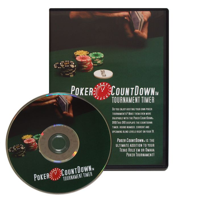 Poker Countdown Tournament Timer DVD