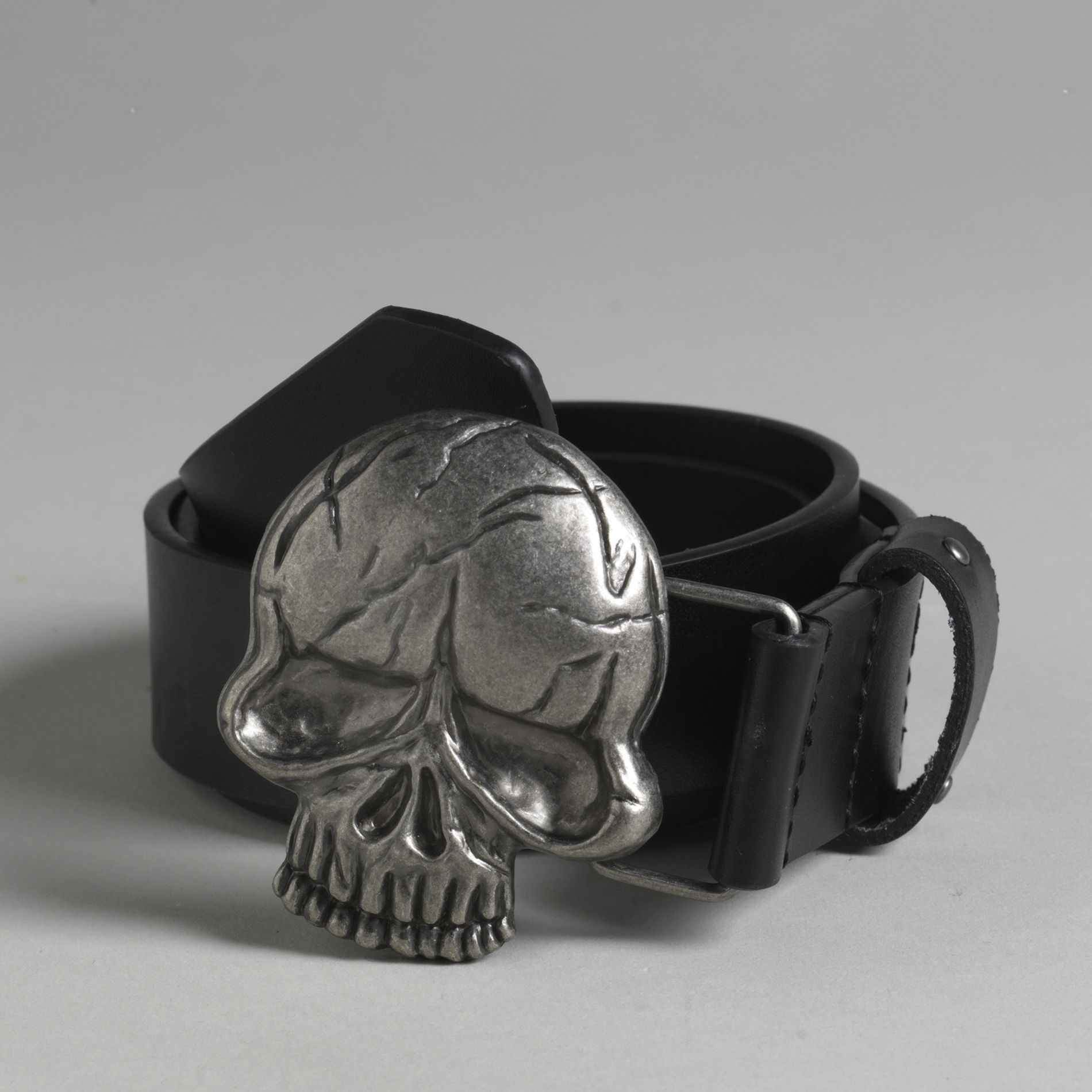 Route 66 Boy's Black Skull Head Buckle Belt at Kmart.com