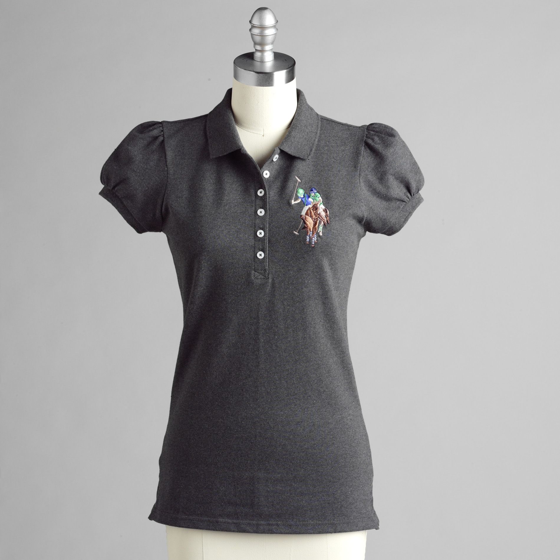 US Polo Assn. Horse Logo Puff Sleeve Polo Shirt at Sears.com