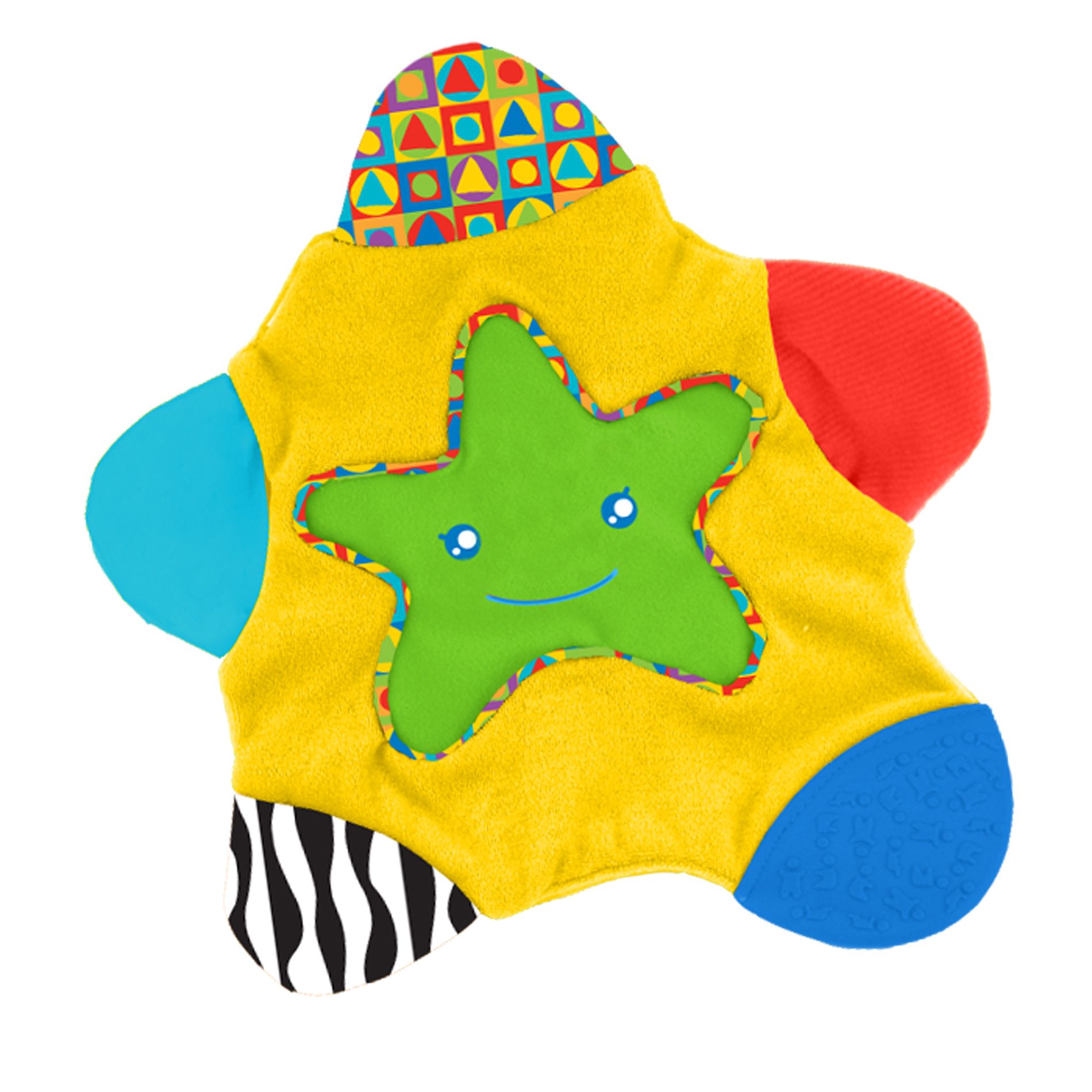 Learning Curve Star Teething Blanket